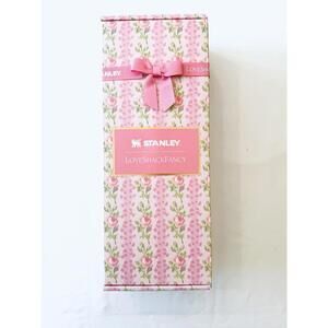 Stanley x LoveShackFancy 20oz Pink Bottle Floral Collectible